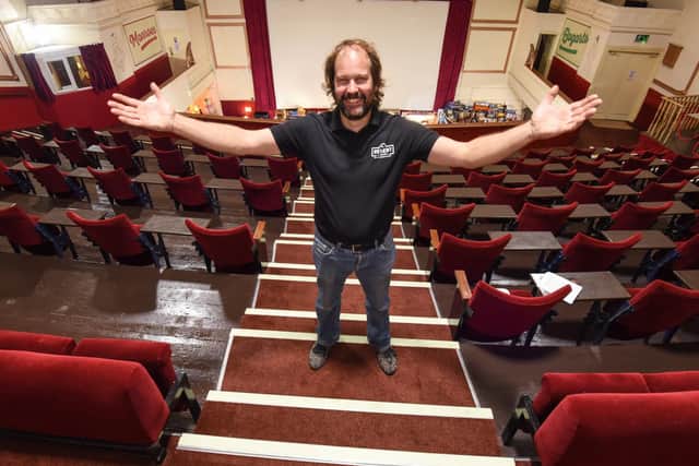 The Regent Cinema owner Richard Taylor is looking forward to welcoming customers back to the Church Street venue.
