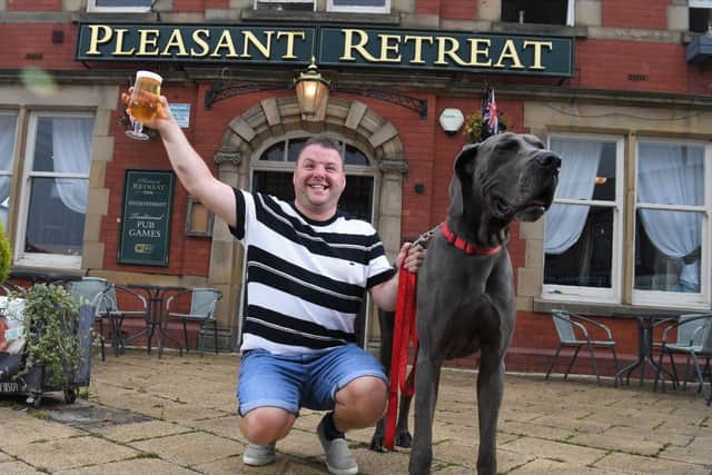 Andy Mallon is looking forward to pulling the first pint at the Pleasant Retreat in Lostock Hall, after taking over the pub on the first day of lockdown