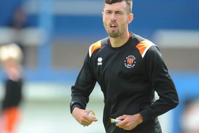 Blackpool striker Ryan Hardie