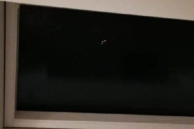 Is this a UFO? The picture was taken in Swinley, Wigan and a PhD student at UCLan in Preston reported witnessing a similar UFO on the same night