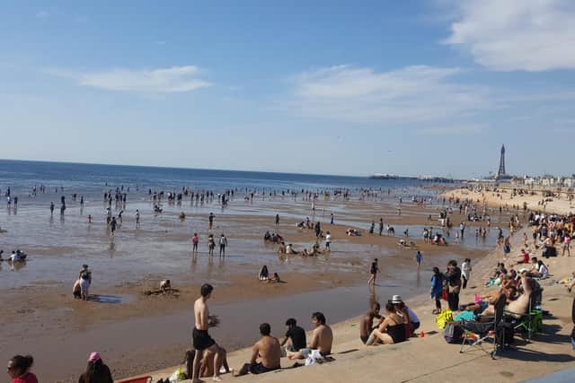 Concerns have been raised about busy beaches as lockdown eases