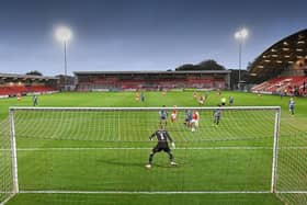 Football returned to Highbury on Friday but it wasn't a night to remember for Fleetwood