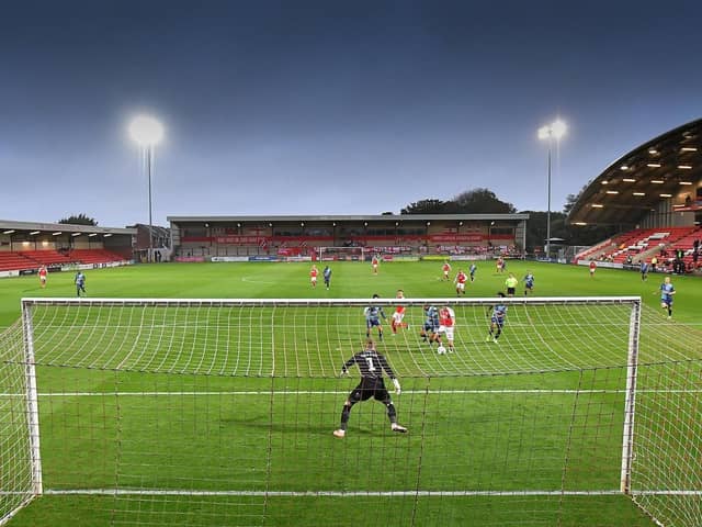 Football returned to Highbury on Friday but it wasn't a night to remember for Fleetwood