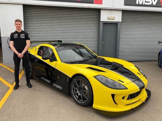 Adam Smalley and his Ginetta are ready for next month's season-opener at Donington Park