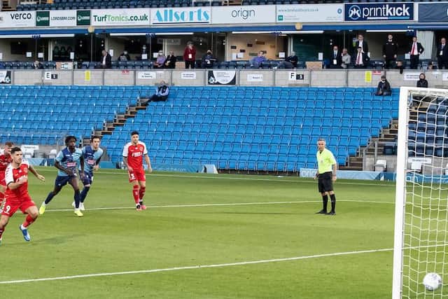 Ched Evans' goal from the penalty spot wasn't enough to get Fleetwood back in the game