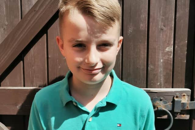 10 year-old Blake Swallow went to Izmir Barber on Tithebarn Street in Poulton for his first hair cut since the lockdown was announced.