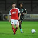 Nathan Sheron last played for Fleetwood against Liverpool Under-21s