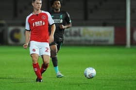 Nathan Sheron last played for Fleetwood against Liverpool Under-21s