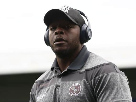 Adebayo Akinfenwa has released a statement about comments in Monday's match against Fleetwood Town