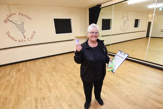 The dance studios at Barbara Jackson Theatre Arts Centre have been passed by a health and safety officer as "Covid secure."