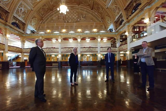 Conservative party co-chairman Amanda Milling was in Blackpool, where she met with the Fylde coast's Tory MPs as she announced plans to hold the party's first major conference in the resort since 2007