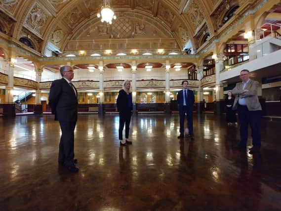 Conservative party co-chairman Amanda Milling was in Blackpool, where she met with the Fylde coast's Tory MPs as she announced plans to hold the party's first major conference in the resort since 2007