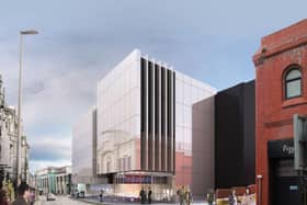 An artist's impression of a fture development plan for Tower Street, Blackpool