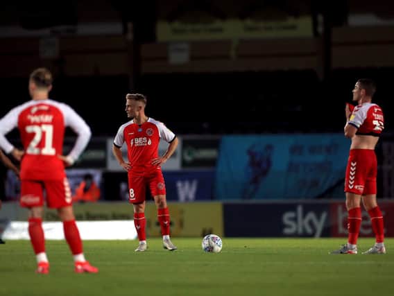 Fleetwood Town's players were left to reflect upon defeat to Wycombe Wanderers