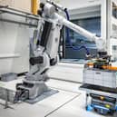 Inside the new factory at Warton