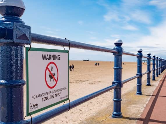 Barbecues are banned on the beach and other public open spaces in Fylde