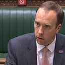 Health Secretary Matt Hancock delivers a statement