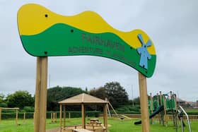 The new adventure playground at Fairhaven Lake is now open