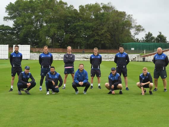 St Annes' wait for play to begin at Stanley Park was worthwhile as they won their opening match against Blackpool by 82 runs  Picture: NEIL CROSS