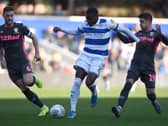 Bright Osayi-Samuel in action for QPR this season against champions Leeds United