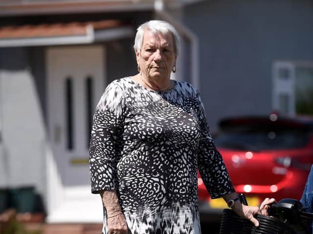 Dorothy Remers and other residents at Riverside Chalet Park are concerned about plans which may force them off the park which has been home for years.