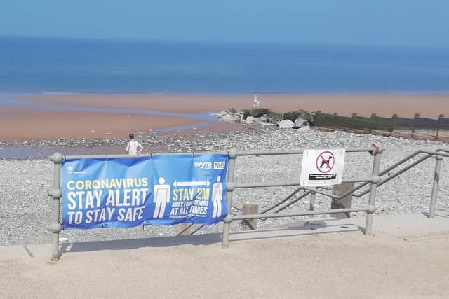 Jubilee Beach in Cleveleys is one of the areas in Wyre subject to a public space protection order.