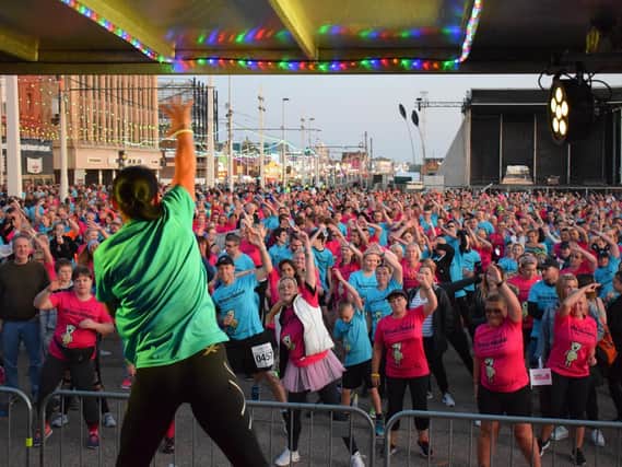 Thousands of participants warming up for Night Run on its debut last year