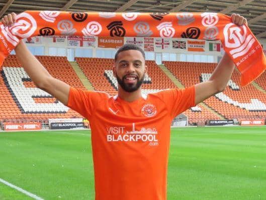 CJ Hamilton has become Blackpool's fifth signing of the summer Picture: BLACKPOOL FC