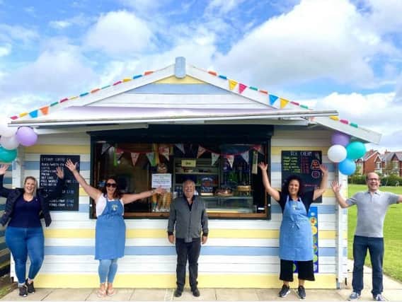 The opening of the Quirky hut at Park View