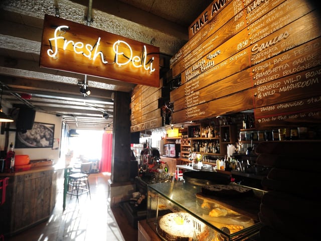 Italian breakfast, snacks and full meals.  Granary Wharf, Leeds, LS1 4BR