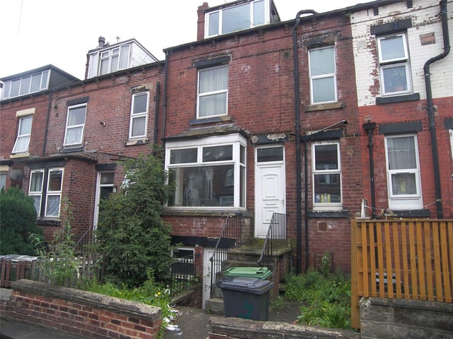 The two-bed terraced house on Seaforth Avenue, Harehills, is up for auction with a guide price of 55,000