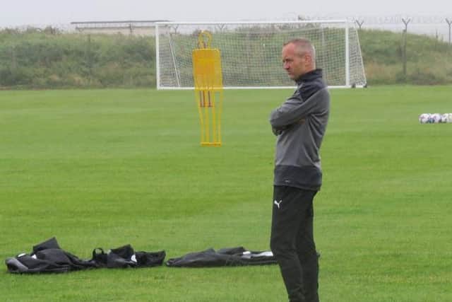 Seasiders boss Neil Critchley at Squires Gate for the start of pres-season training Picture: BLACKPOOL FC