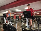 Paige Summerill and Ben Knapman were back in the YMCA gym in St Annes on Saturday.