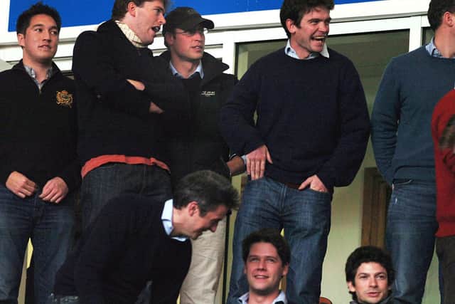Prince William snapped by The Gazette's photographers at Blackpool's game against Wolves in 2010