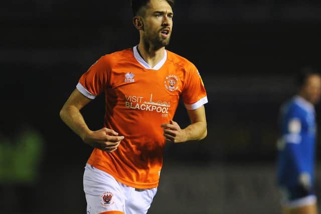 Blackpool striker Ryan Hardie