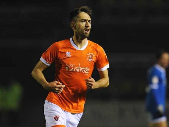 Blackpool striker Ryan Hardie