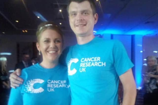 Ben and Leanne Dickinson are hoping the Fylde coast will help Cancer Research UK with donations following a huge cut in funding due to the coronavirus pandemic.