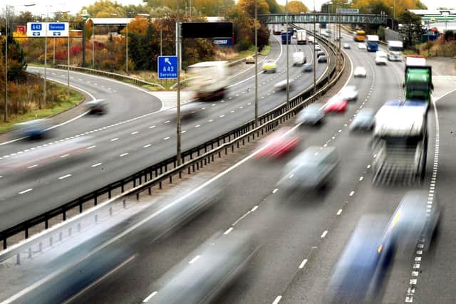 Traffic is congested across Lancashire
