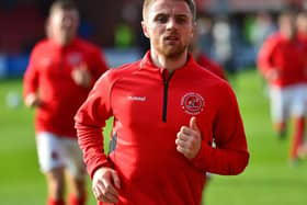 Jordan Rossiter in Town colours.