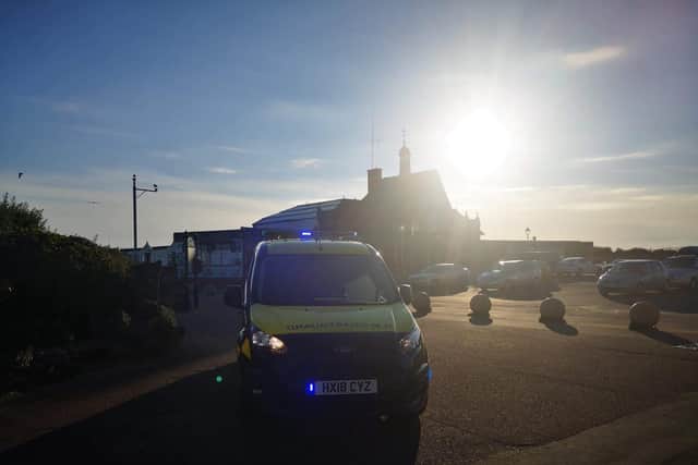 Lytham Coastguard were called to reports a child had been stung in the sea off Saint Annes beach. (Credit: Lytham Coastguard)