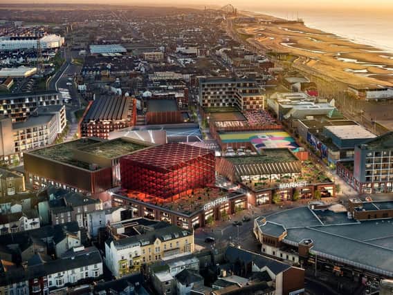 The Blackpool Central leisure development would be one of the schemes to benefit from the Town Deal