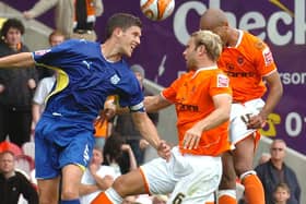 Evatt and Baptiste played alongside each other for Blackpool