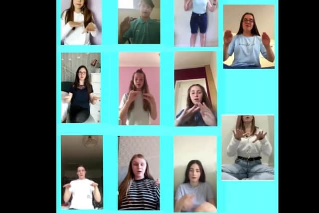 Members of Preston and Lytham Impact groups made a video in BSL to let people know they are not alone in lockdown
