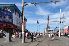 Blackpool Police said officers had been kept busy by the number of visitors to the resort. Photo: Blackpool Police
