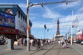 Blackpool Police said officers had been kept busy by the number of visitors to the resort. Photo: Blackpool Police