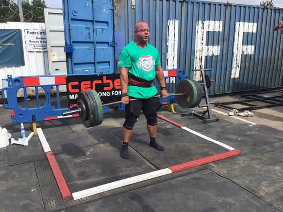 Bren Powers finished seventh at the UK's Strongest Masters