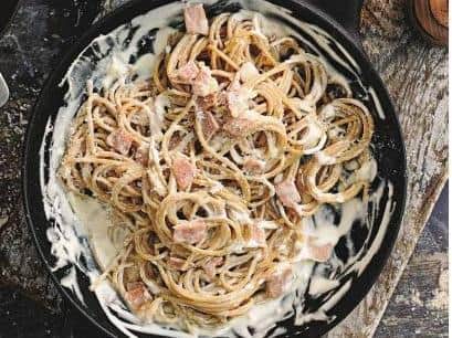 Spaghetti Carbonara Serves 4