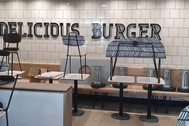 Inside the new McDonald's at Morrisons car park in Amounderness Way, Cleveleys. Pic: McDonald's