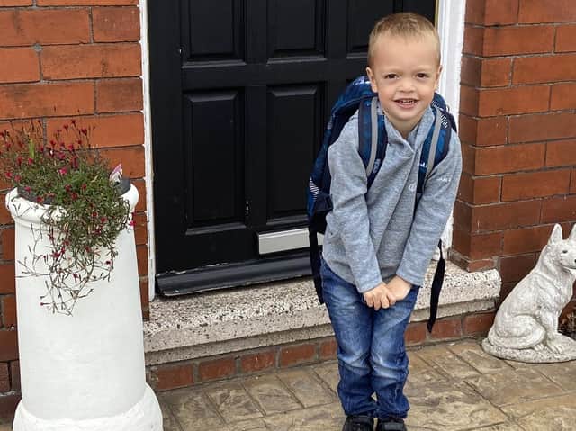 Harry Hickson gets ready to walk Ullswater Way