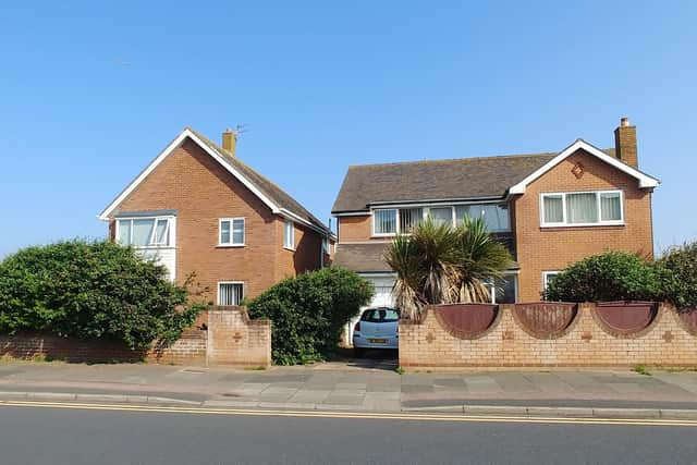 2 Cherrywood Avenue (left) and 6 Anchorsholme Lane West (right) are both set to be demolished by Lidl in order to extend its car park if plans are passed by Blackpool Council. Photo: Daniel Martino - JPI Media